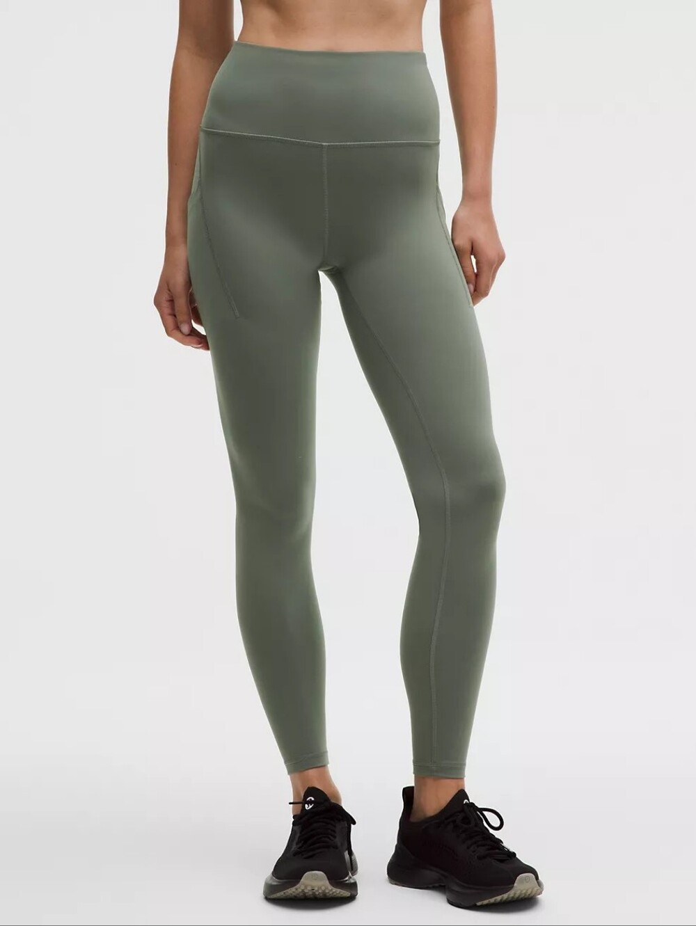 Wunder Train High-Rise Tight with Pockets 28" Willow Leaf Women's 6 Gym Workout